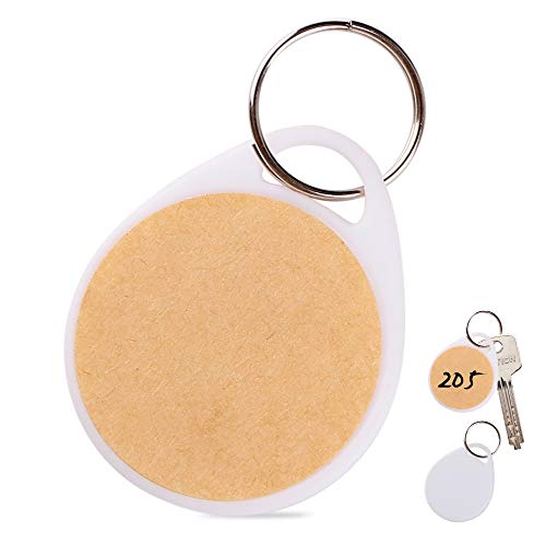 30PCS Plastic White Key Tags