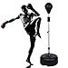shaofu Freestanding Boxing Punching Bag Reflex Speed Punching Bags Adjustable Height for Adults Kids