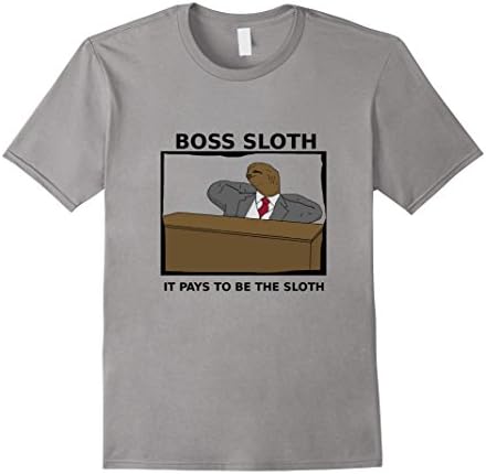 Men's Boss Sloth Shirt Medium Slate