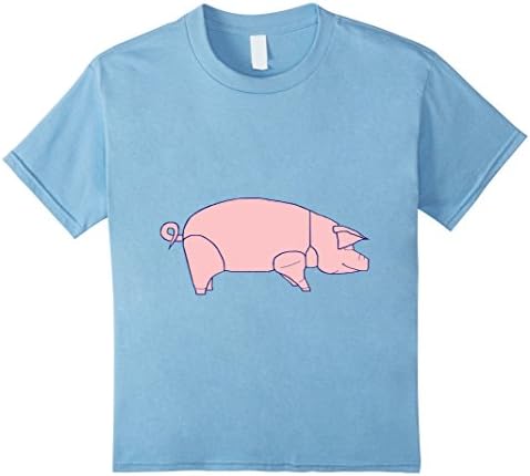 unisex-child Pig Floyd T Shirt 4 Baby Blue