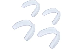 Mouth Guard for Grinding Teeth, Dental Guard, 2 Sizes 4 Pieces, Stops Bruxism Night Guard, Clenching Mouthguard