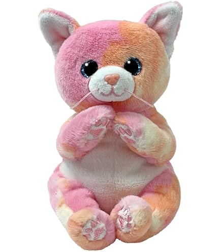Amazon.com: Ty Beanie Bellies – Jenny The Multicoloured Kitten