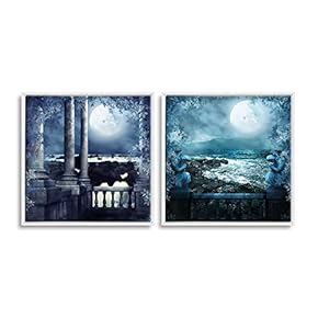 Framed Dreamscape Home Artwork for Living Room Bedroom x2 Panels