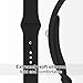 UMTELE Soft Silicone Replacement Strap with Rose Gold Frame for Fitbit Blaze Smart Fitness Watch, Small, Black