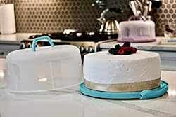 Top Shelf Elements Round Cake Carrier Two Sided