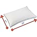 FOMI Premium Large Water Sleeping Pillow | Adjustable and Supportive Waterbase Pillow for Preferred Firmness | Orthopedic Comfort Design for Neck Pain Relief | (26” x 17”)