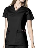Wink 'WonderFLEX 'Verity' V-Neck Top' Scrub Top