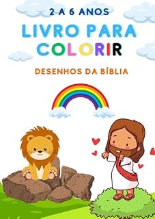 Livro livro para colorir com personagens biblicos