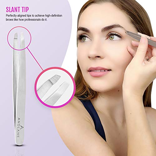 Tweezers Professional Stainless Steel 4Piece Precision Tweezer Set