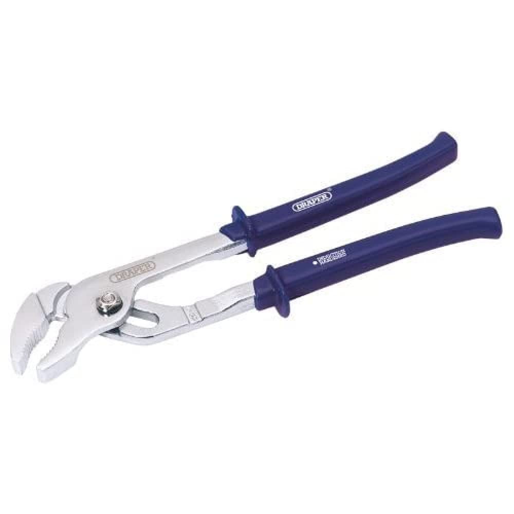 Draper 56618 Waterpump Plier, 33mm Capacity, 240mm Length , Blue