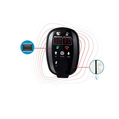SISHUINIANHUA Fish Tank Thermostat Aquarium Heating Province Electric Frequency Conversion High-Power Explosion-Proof,800W - Thumbnail 2