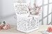 Ywlake Wedding Money Box Holder with Sign, Large Rustic Wood Wooden DIY Envelope Gift Post Card Boxes with Lock Slot for Reception Anniversary Graduation Birthday Party Parties (Mr & Mrs, White)