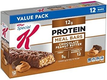 Special K Protein Chocolate Peanut Butter Meal Bar, 12 Count 1.59 ounce bars - Pack of 2
