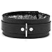 VP Berlin Leather Fur Lined Choker Sub Collar Leather Collar