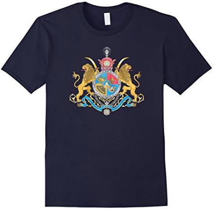 Men's Iran USA Solidarity T-Shirt Persian Tee Shirt Iranian TShirt 2XL Navy