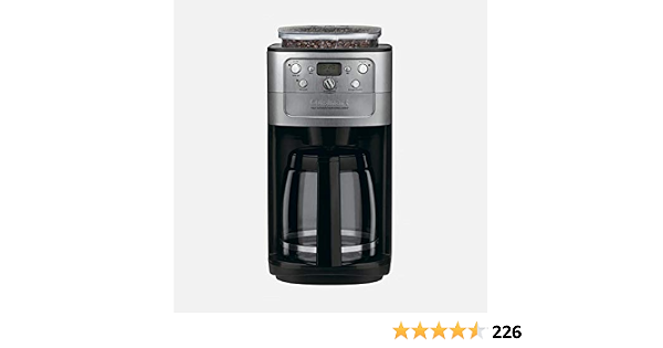 Amazon.com: Cuisinart DGB-700BC Molinillo y cafetera de 12 tazas (versión  actualizada) : Hogar y Cocina