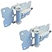 Vinyl Fence Self Closing Gate Hinges (White Pair)