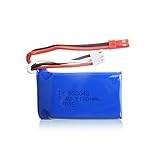 Dazhong 1 Pieces 7.4V 1100mAh Li-Po Helicopter Battery for Car 1/18 Wltoys A959 A969 A979 Upgraded Hop-up Parts