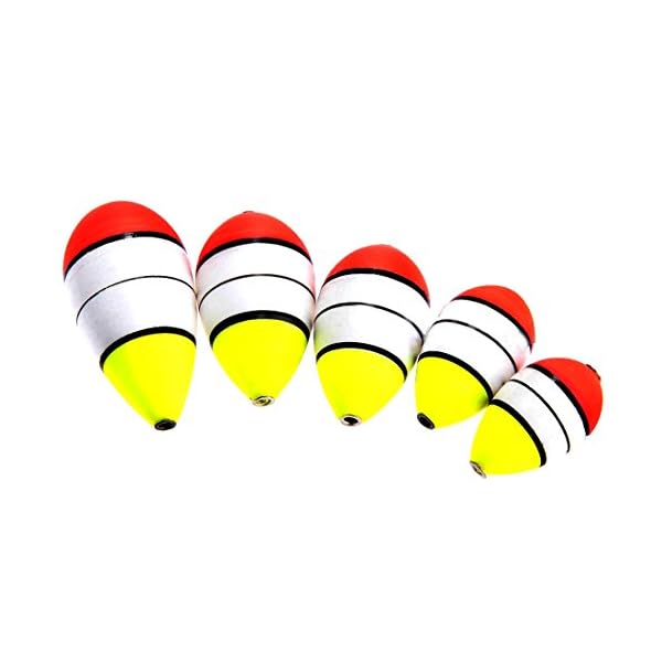 Ray-JrMALL-5PCS-Foam-Fishing-Floats-Bobbers-Drift-Tube-Indicator-Set