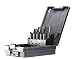 YUFUTOL Carbide Burrs Set 10pcs Double Cut Solid Carbide Rotary Burr Set 1/4 Inch Shank for Die Grinder Drill,Metal Carving, Polishing,Engraving,Drilling