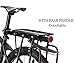 ROCK BROS Rear Bike Rear Rack Bicycle Touring Carrier Rack Bike Luggage Cargo Rack with Fender Quick Release Rear Rack Mount with Adjustable Sides Commuter Universalthumb 2