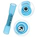 180PCS Solder Seal Wire Connectors, Heat Shrink Butt Connector Waterproof Insulated Electrical Butt Terminals Blue 16-14 AWG for Automotive Marine Trailer Wiring by DEPEPE