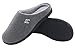 HomeIdeas Men's Classic Memory Foam Plush House Slippers, Spring Summer Breathable Indoor/Outdoor Shoes