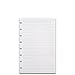 Levenger Circa Full-Page 1/4 Inch Ruled Discbound Paper Refill, Disc Notebook and Planner Inserts, 300 sheets, Junior