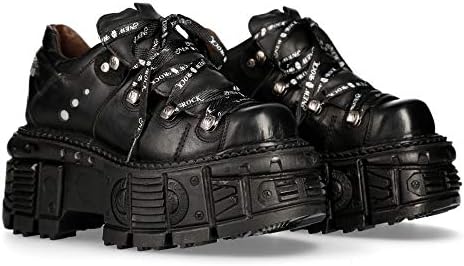 Amazon.com: New Rock NewRock 106 S1 Unisex Metallic Black Classic