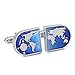 BodyJ4You Cufflinks World Continents Map Unique Design Modern Men Pair Fashion Jewelry