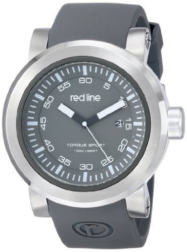 red line Men's RL-50049-014-GRYS Torque Sport Analog Display Japanese Quartz Grey Watch