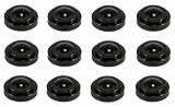 Made in The USA!! Box of 12 Black Miniature Flag Stands, Holders for Almost All Small Mini Office and Table 4