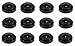 Made in The USA!! Box of 12 Black Miniature Flag Stands, Holders for Almost All Small Mini Office and Table 4
