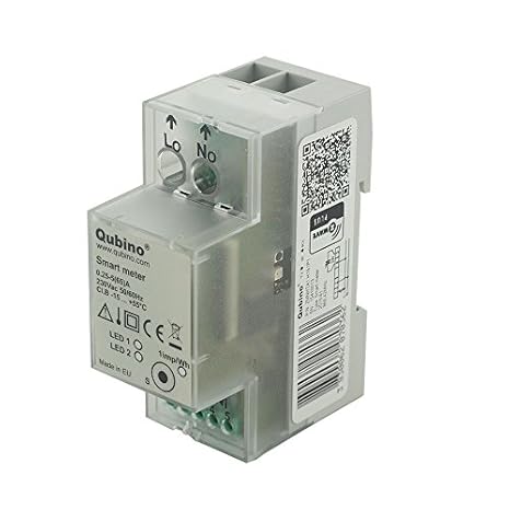 Qubino ZMNHTD1 Smart Meter EU für Hutschienenmontage Z-Wave Plus Grau