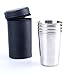 YaeKoo 4-Pack Wine Beer Whiskey hot coffee,milk tea Mugs Outdoor Travel Cup,Camping Stainless Steel Cup