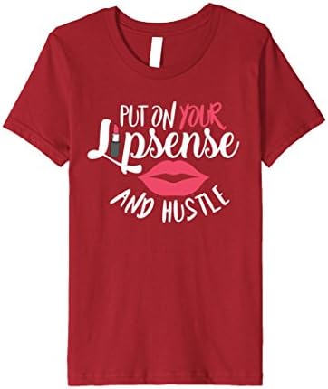 unisex-child Lipstick Shirt Put On Your Lipsense Make Up Gift T Shirt 10 Cranberry