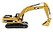 Caterpillar CAT 336D L Hydraulic Excavator with Operator 1/50 by Diecast Masters 85241