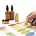 Color Coding Essential Oil Bottle Labels set, 8 sheet of 522 labels (Including 3 size Ovals, Round Circles, free thin marker)
