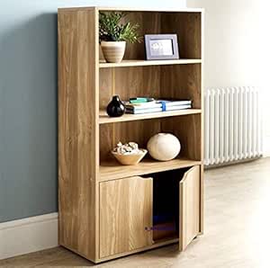 Estantería de Almacenamiento genérica para Libros, Puertas, Libros