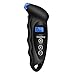 Cooolbuy 150 PSI Digital Tire Pressure Gauge 4 Settings with Non-Slip Grip and Backlit LCD-Button Cells,Tire Valve Caps,Carry Bag Included (Black-1 Pack)
