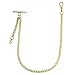 Albert Chain Gold Color Pocket Watch Chains for Men with T Bar Swivel Clasp and Lobster Clasp AC33