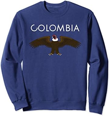Unisex Colombia Shirt Condor Colombiano Colombiana Bogota Soccer Large Navy