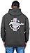 Men's Ford Mustang Collage Zip Up Hoodie in Charcoal (Medium, CLG2-charcaol Gray)