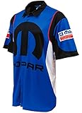Mopar Logo History Pit Crew Camp Club Car Shirt by David Carey (L)