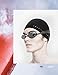 Premium Silicone Swim Cap Women and Men - Adult Swimming Cap for Men and Women Swimming caps for Women and Men - Swim caps for Men Swim Cap Men Swim caps Women caps Swim caps for Women (Black)