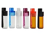 Snuff Bullet Glass Bottles with Spoon Inside Snuff