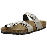 Birkenstock Women's Mayari Toe Post Sandals 36 M EU /5-5.5 B(M) US Stone Pull Up