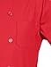 Red Lightweight Long Sleeve Chef Coat - L