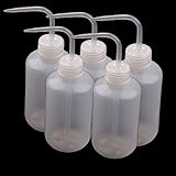 Mefeir 5pcs 3pcs 2pcs Tattoo Wash Bottle 250mL 8OZ ,Squeeze Bottle Medical Label Tattoo (5 Bottle)