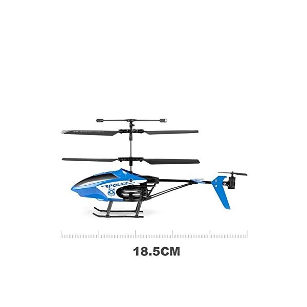 Toy Model Version Widerstand gegen das Fallen Indoor Outdoor Mini Elektro Polizei Hubschrauber Remote Flugzeug Flugzeug… – Bild 3